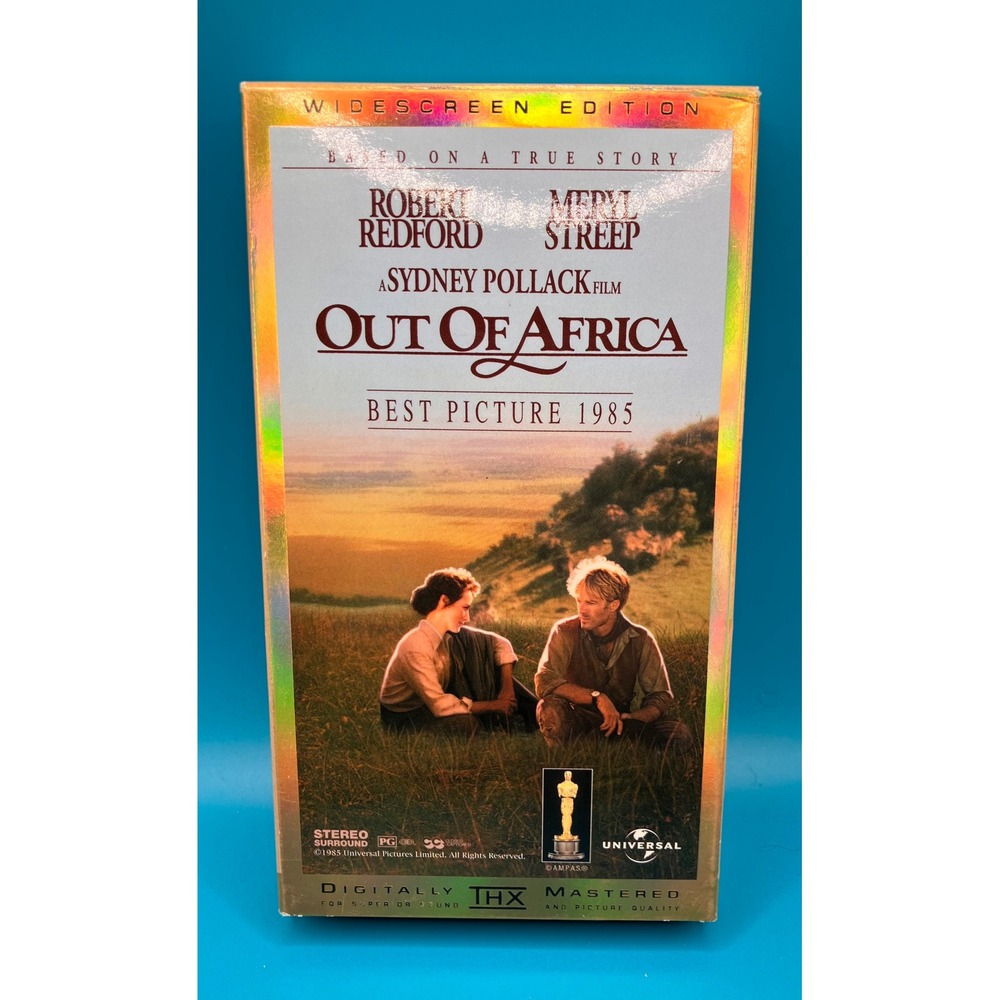 Universal Out of Africa VHS Gold Widescreen Edition THX Mastered 1985 Tested
